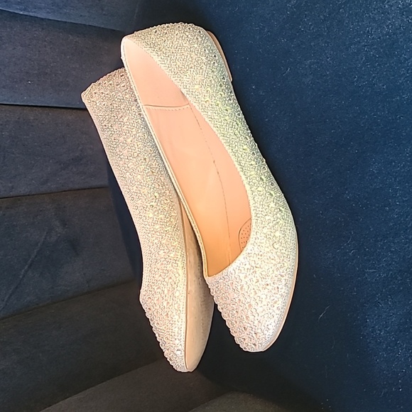 Sparkly Glitter Ballet Flats, Size 11 - Picture 2 of 6
